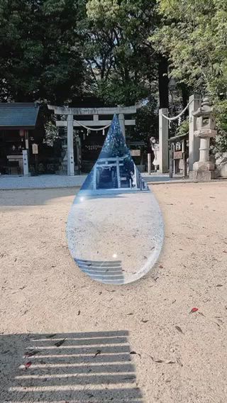 立派な朝顔咲いたー♪