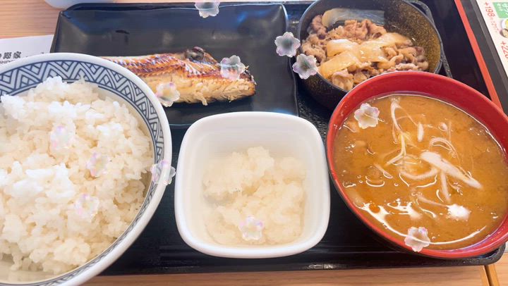 久々の吉野家♡